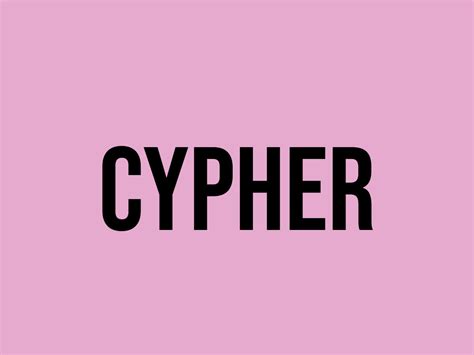 cypher urban dictionary|what does cypher mean.